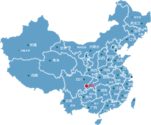 东丰重庆物流公司的重庆物流运输地图