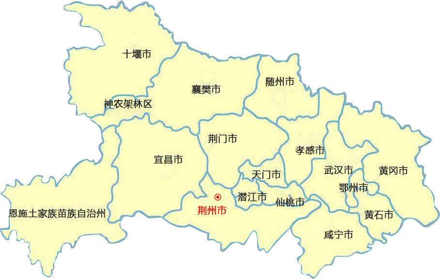 东丰荆州物流公司的荆州物流运输地图