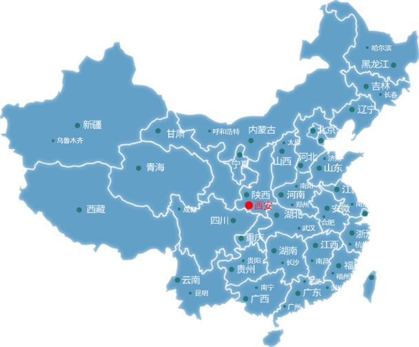 東豐西安物流公司的西安物流運輸地圖