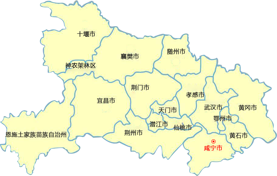 東豐咸寧物流公司的咸寧物流運輸地圖